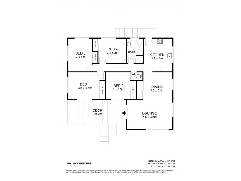 9 Pixley Crescent, Heatley QLD 4814 Floorplan