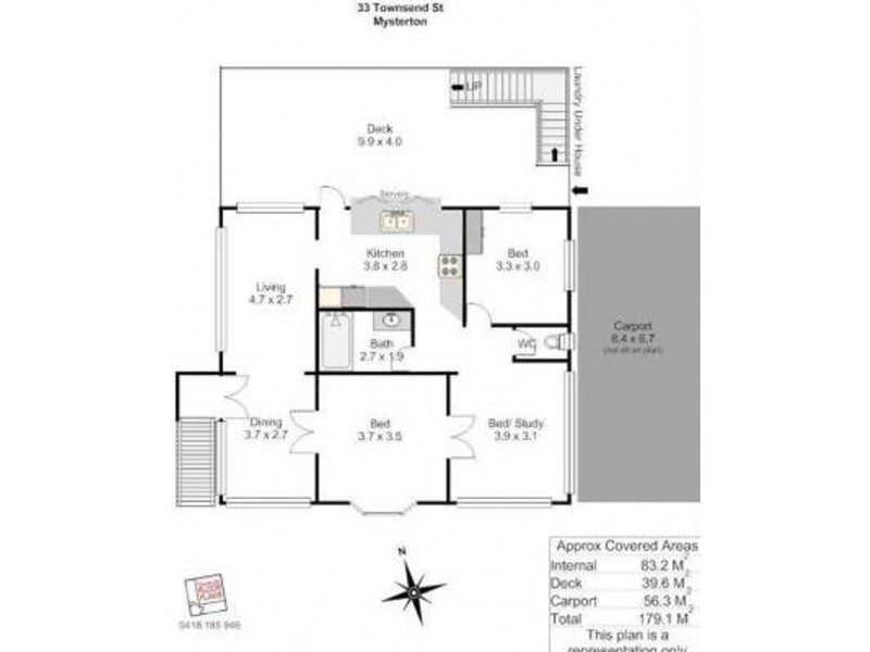 33 Townsend Street, Mysterton QLD 4812 Floorplan