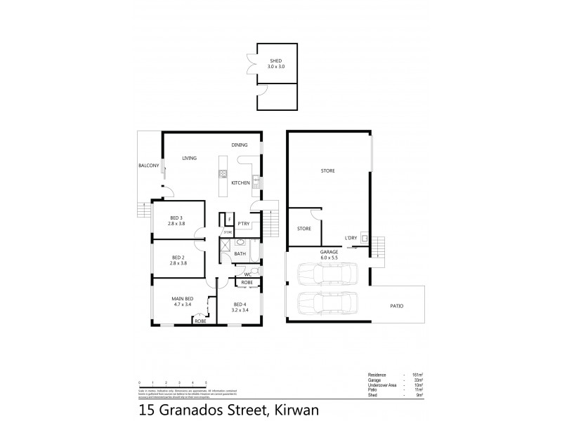 15 Granados Street, Kirwan QLD 4817 Floorplan