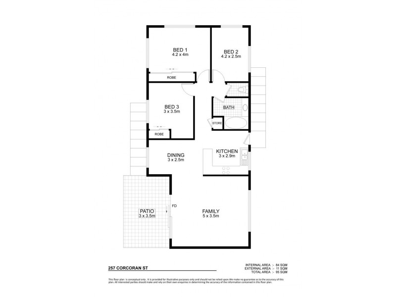 257 Corcoran Street, Currajong QLD 4812 Floorplan