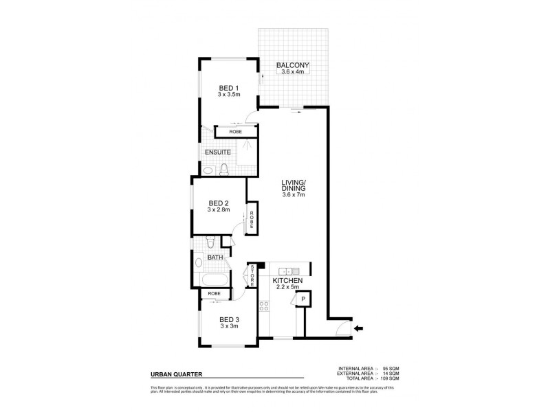 26/11-17 Stanley Street, Townsville City QLD 4810 Floorplan