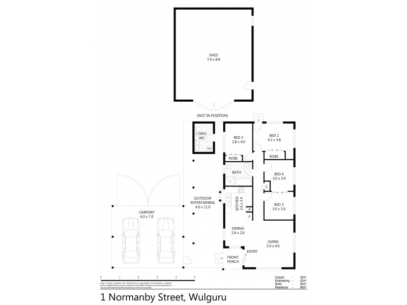 1 Normanby Street, Wulguru QLD 4811 Floorplan