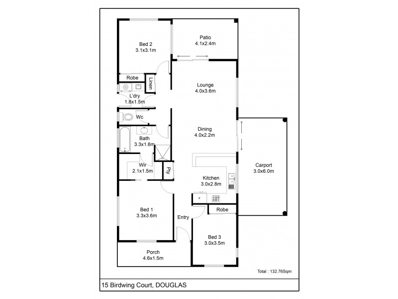 15 Birdwing Court, Douglas QLD 4814 Floorplan