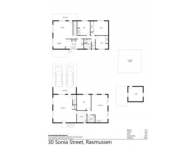30 Sonia Street, Rasmussen QLD 4815 Floorplan