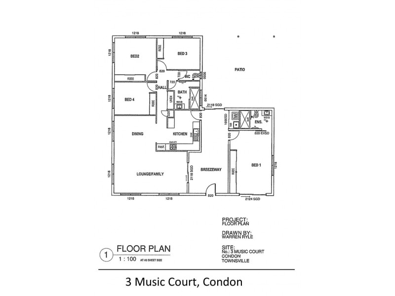 3 Music Court, Condon QLD 4815 Floorplan