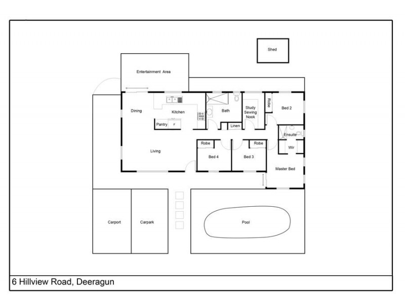 6 Hillview Road, Deeragun QLD 4818 Floorplan