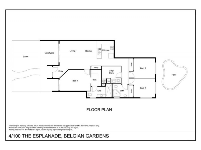 4/100 The Esplanade, Belgian Gardens QLD 4810 Floorplan