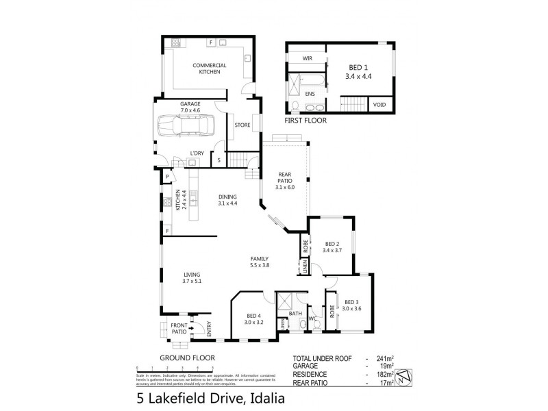 5 Lakefield Drive, Idalia QLD 4811 Floorplan