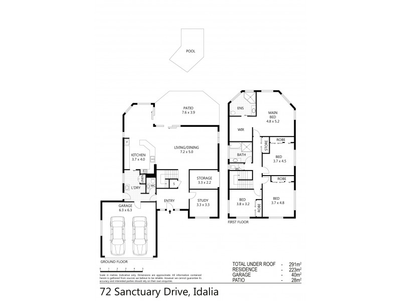 72 Sanctuary Drive, Idalia QLD 4811 Floorplan