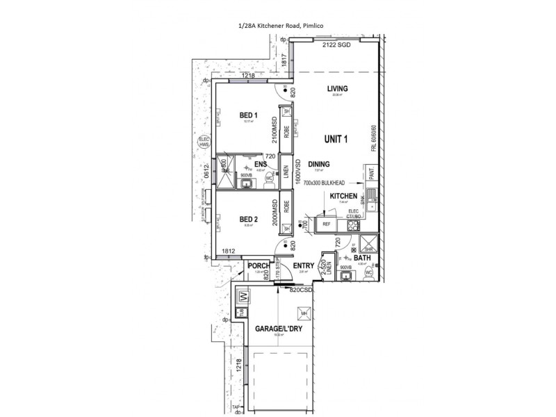1/28A Kitchener Road, Pimlico QLD 4812 Floorplan