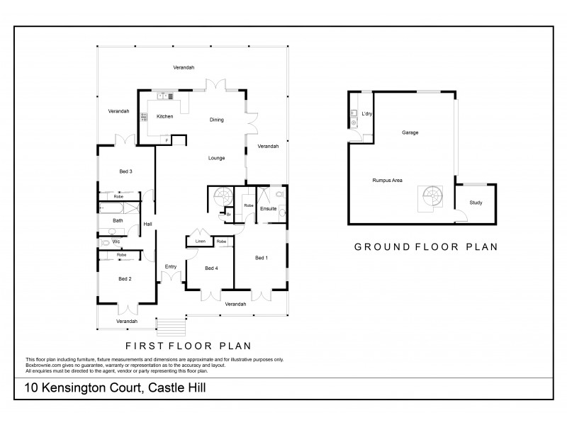 10 Kensington Court, Castle Hill QLD 4810 Floorplan