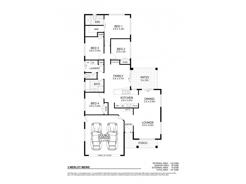 3 Merlot Mews, Condon QLD 4815 Floorplan