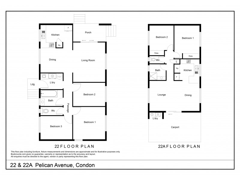 22 & 22a Pelican Avenue, Condon QLD 4815 Floorplan