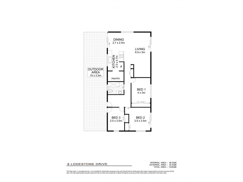 9 Lodestone Drive, Bluewater QLD 4818 Floorplan