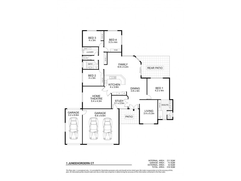 1 Juneehordern Court, Alice River QLD 4817 Floorplan