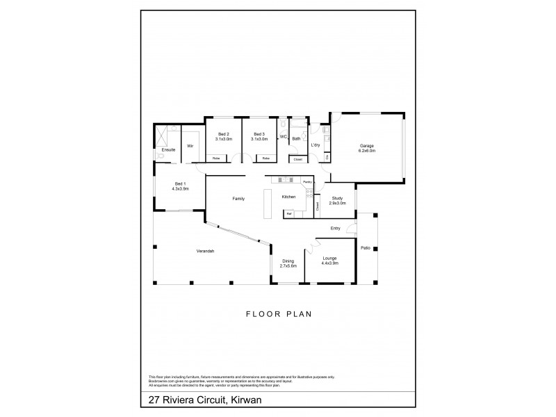 27 Riviera Circuit, Kirwan QLD 4817 Floorplan