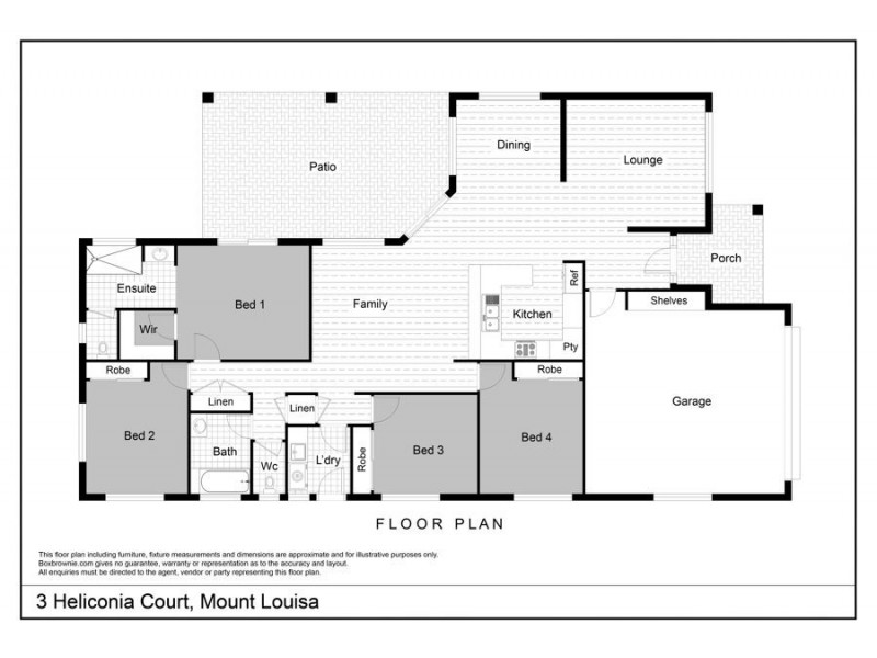 3 Heliconia Court, Mount Louisa QLD 4814 Floorplan