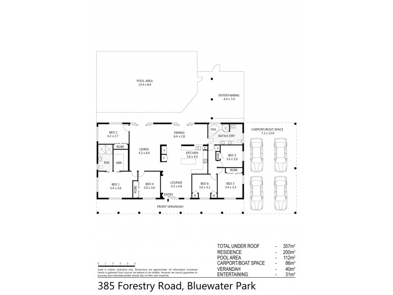 385 Forestry Road, Bluewater Park QLD 4818 Floorplan