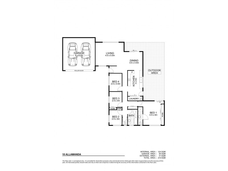 18 Allamanda Crescent, Annandale QLD 4814 Floorplan