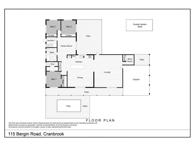 115 Bergin Road, Cranbrook QLD 4814 Floorplan