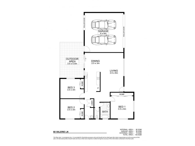 68 Valerie Lane, Deeragun QLD 4818 Floorplan