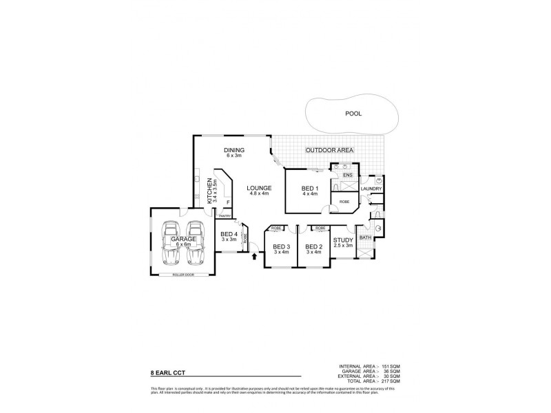 8 Earl Circuit, Kirwan QLD 4817 Floorplan