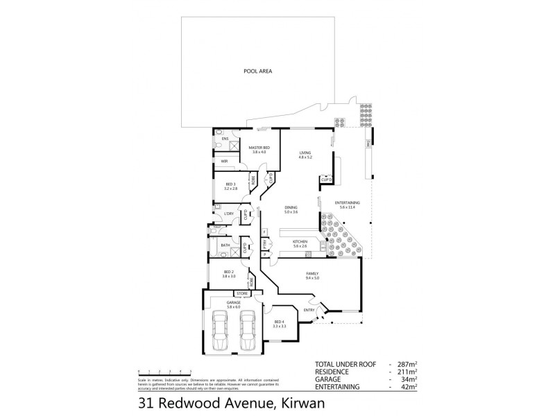 31 Redwood Avenue, Kirwan QLD 4817 Floorplan