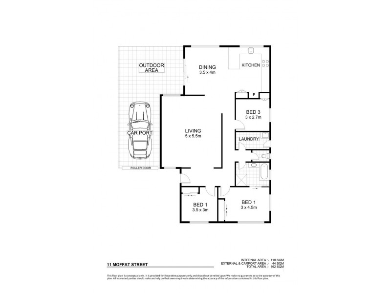 11 Moffat Street, Kirwan QLD 4817 Floorplan