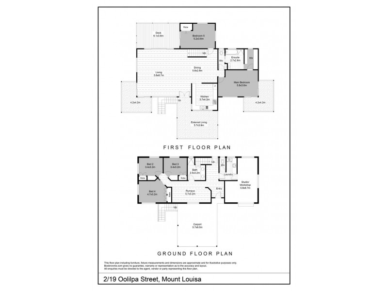 2/19 Oolilpa Street, Mount Louisa QLD 4814 Floorplan