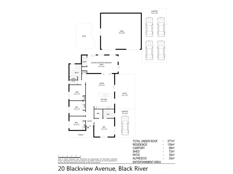 20 Blackview Avenue, Black River QLD 4818 Floorplan