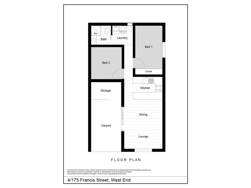 4/175 Francis Street, West End QLD 4810 Floorplan