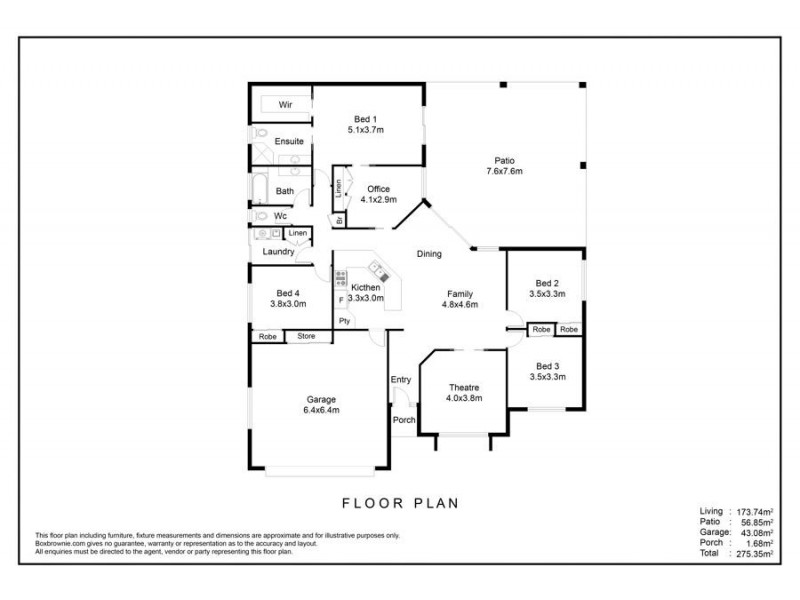 7 Juneehordern Court, Alice River QLD 4817 Floorplan