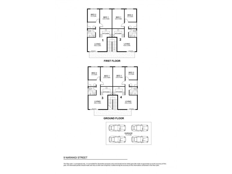 9 Narangi Street, Heatley QLD 4814 Floorplan