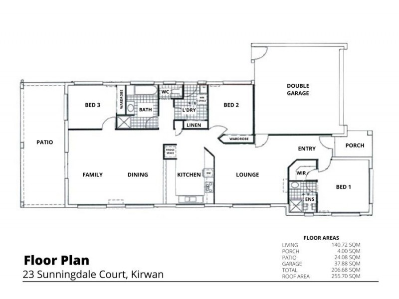 23 Sunningdale Court, Kirwan QLD 4817 Floorplan