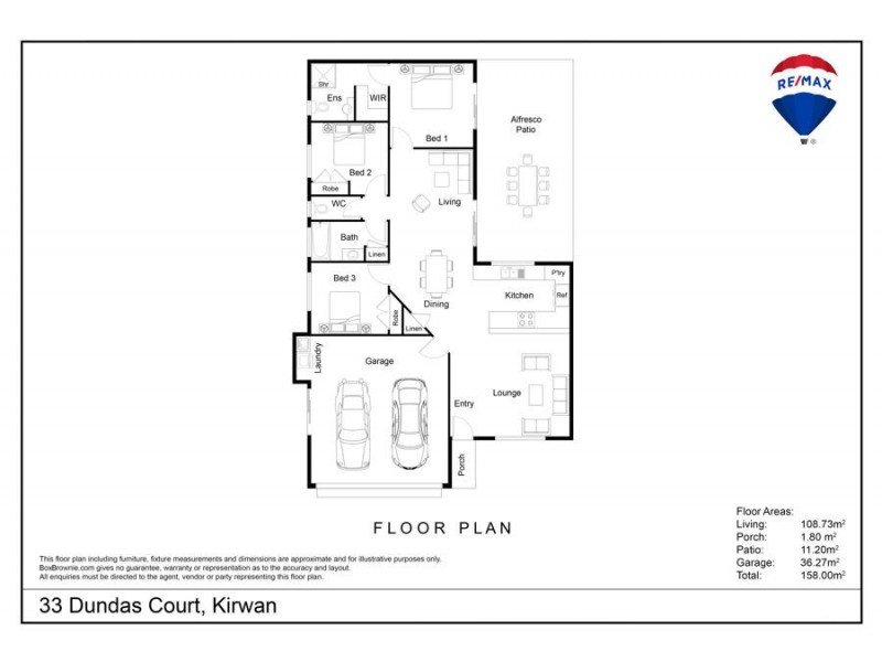33 Dundas Court, Kirwan QLD 4817 Floorplan
