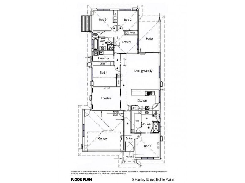 8 Hanley Street, Bohle Plains QLD 4817 Floorplan
