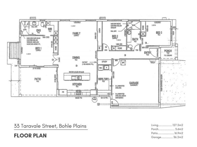 33 Taravale Street, Bohle Plains QLD 4817 Floorplan