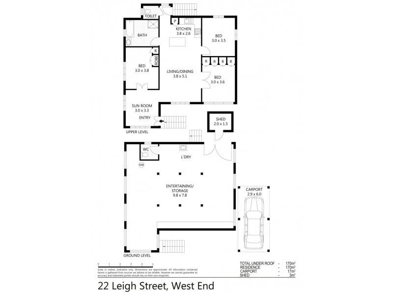 22 Leigh Street, West End QLD 4810 Floorplan