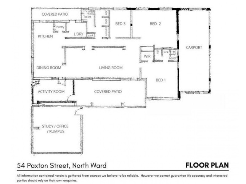 54 Paxton Street, North Ward QLD 4810 Floorplan