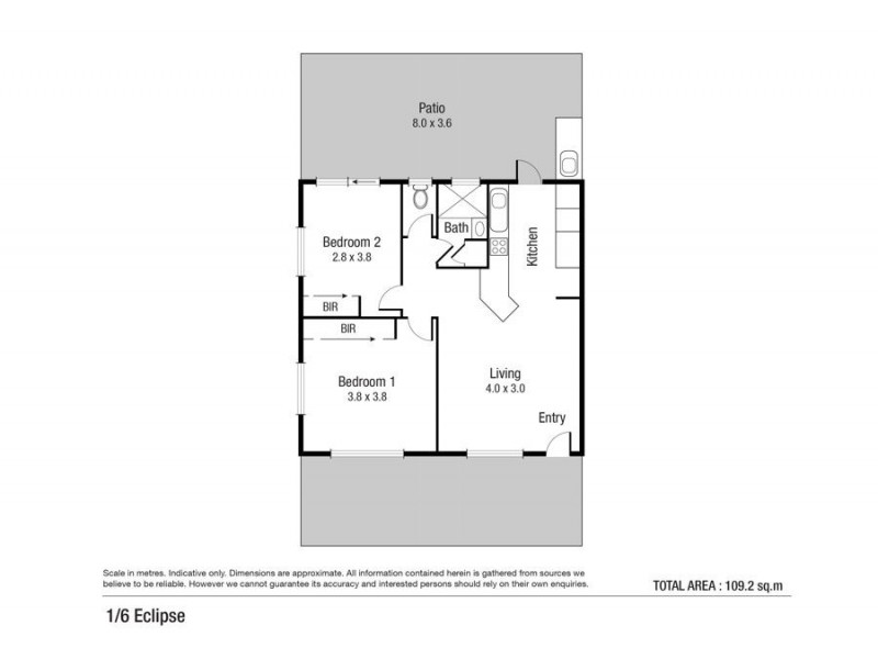 1/6 Eclipse Street, Rowes Bay QLD 4810 Floorplan