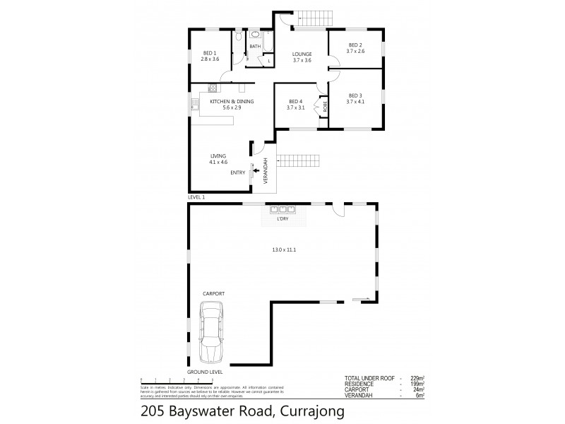 205 Bayswater Road, Currajong QLD 4812 Floorplan