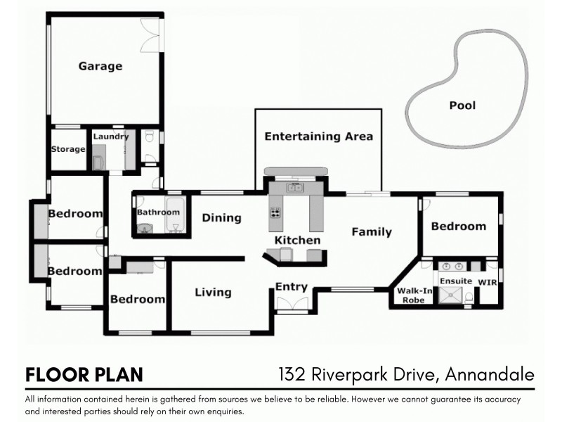134 River Park Drive, Annandale QLD 4814 Floorplan