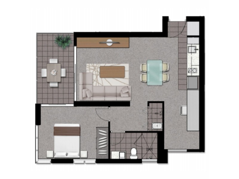 503/1 East Street, Rockhampton City QLD 4700 Floorplan
