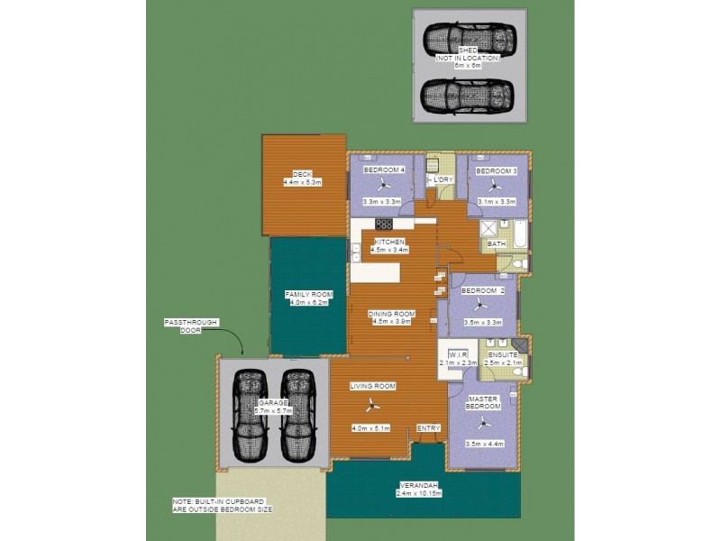 52 Harrow Street, West Rockhampton QLD 4700 Floorplan