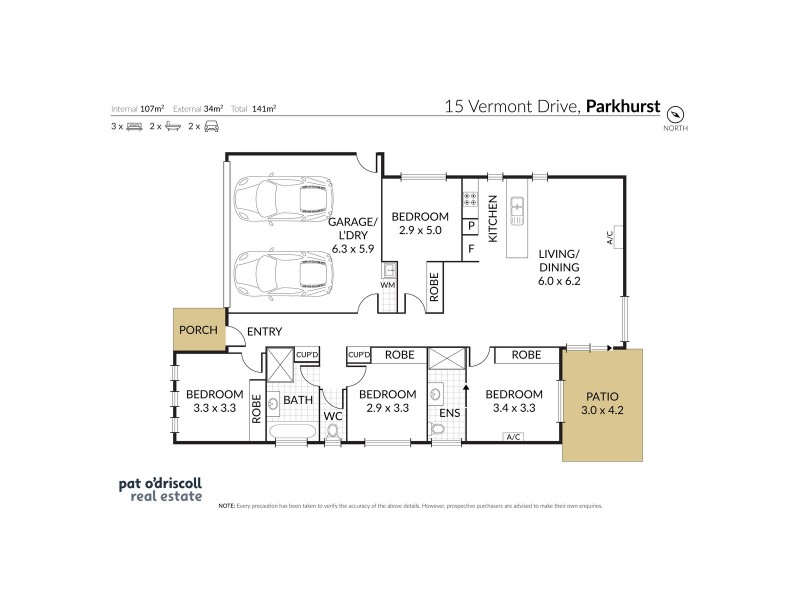 15 Vermont Drive, Parkhurst QLD 4702 Floorplan