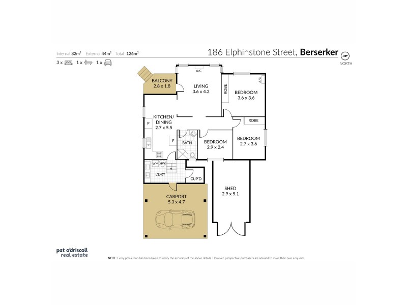 186 Elphinstone Street, Berserker QLD 4701 Floorplan