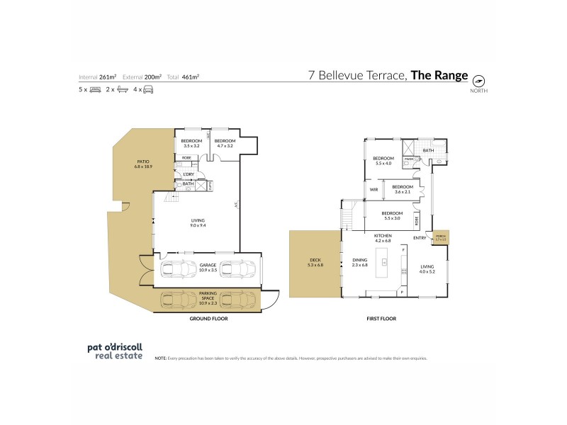 7 Bellevue Terrace, The Range QLD 4700 Floorplan
