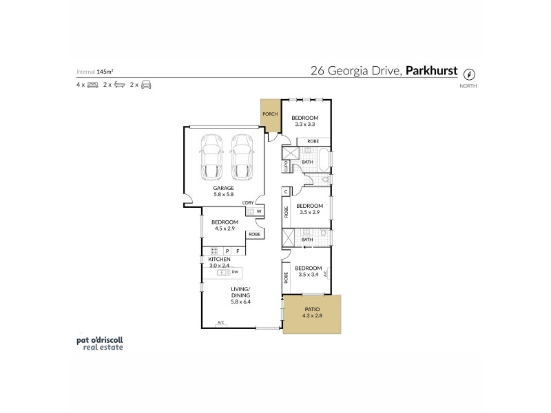 26 Georgia Drive, Parkhurst QLD 4702 Floorplan