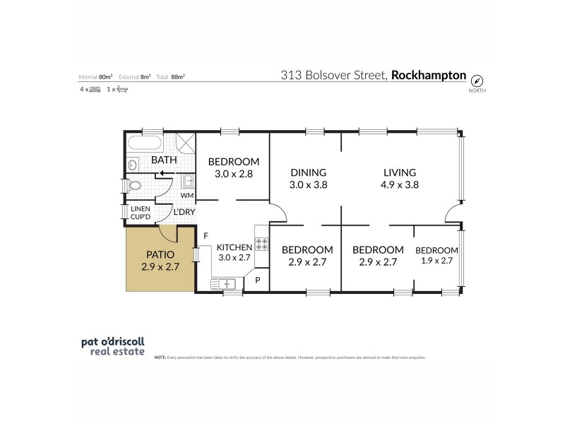 313 Bolsover Street, Depot Hill QLD 4700 Floorplan