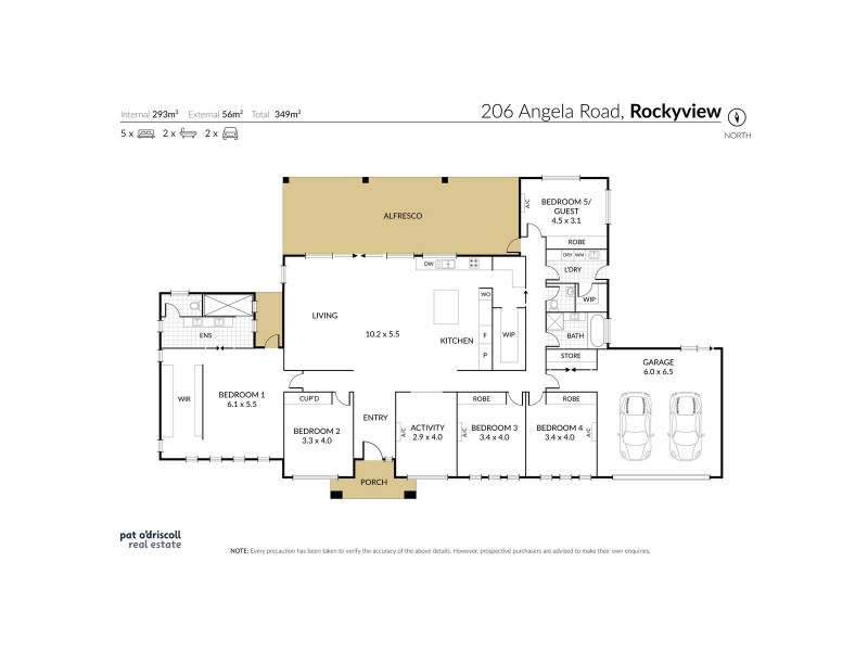 206 Angela Road, Rockyview QLD 4701 Floorplan